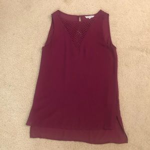Purple dressy tank